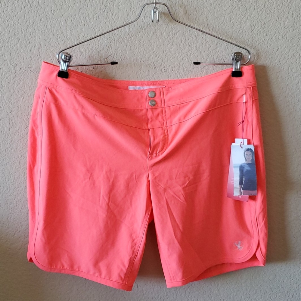 Carve Designs swim shorts, long and modest.
